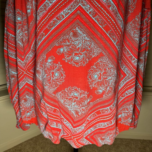 Free People Walking on a Dream cut out choker tunic top - Size M - Picture 10 of 13